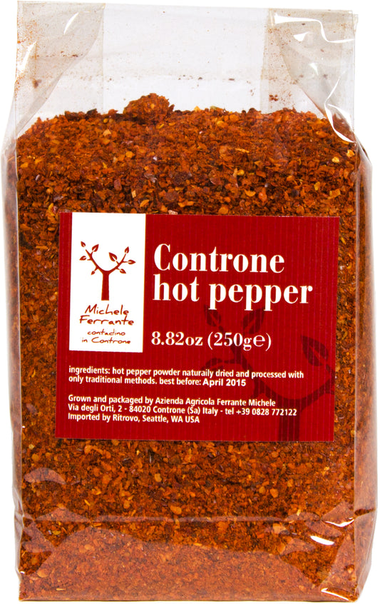 Michele Ferrante Hot Controne Pepper, Hand-Ground - Bulk