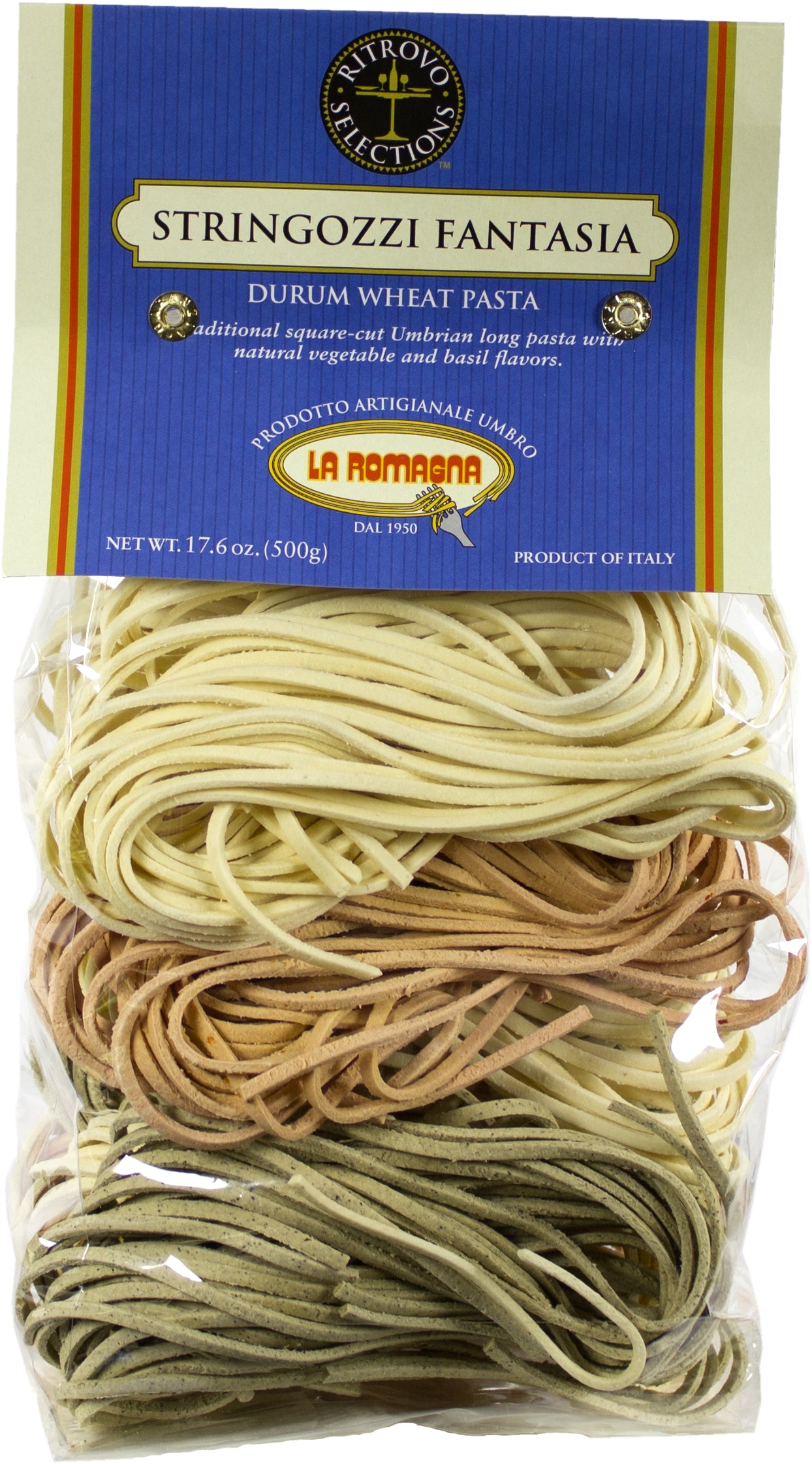 La Romagna Stringozzi Fantasia - Tricolor Pasta