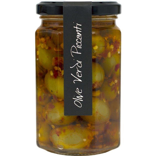 280g Casina Rossa Olives with Hot Pepper - Ritrovo