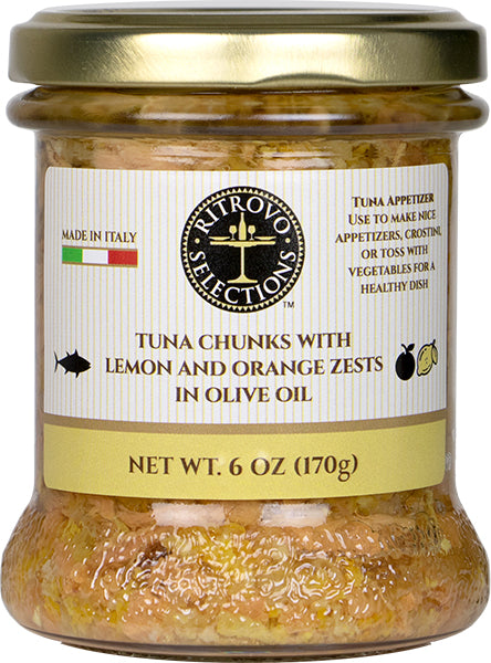 6 oz Ritrovo Selections Tuna Chunks with Calabrian Citrus - Ritrovo