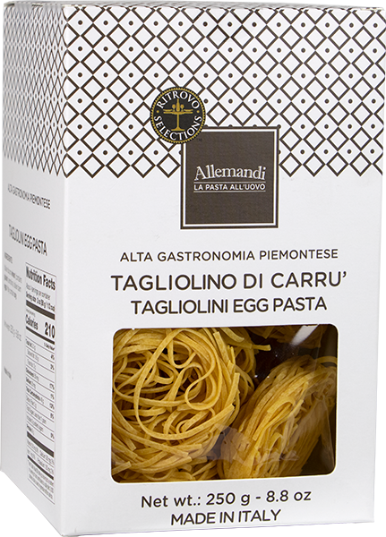 Allemandi Taglitelle Nests - Egg pasta with cage-free eggs, boxed