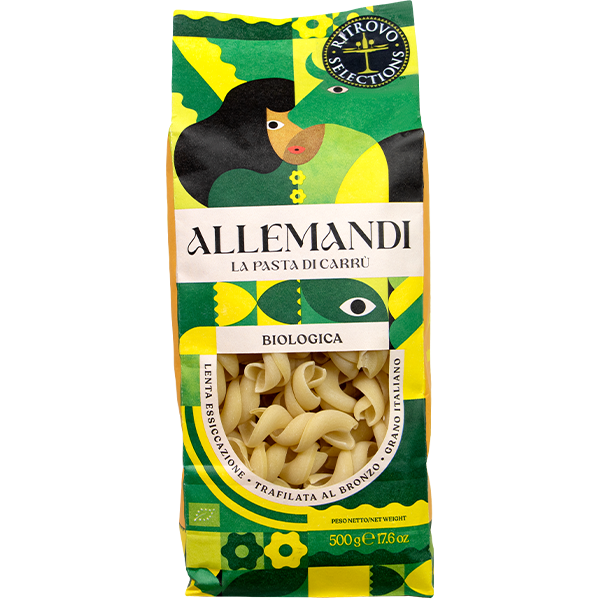 Allemandi Organic Trecce Pasta, Durum Wheat