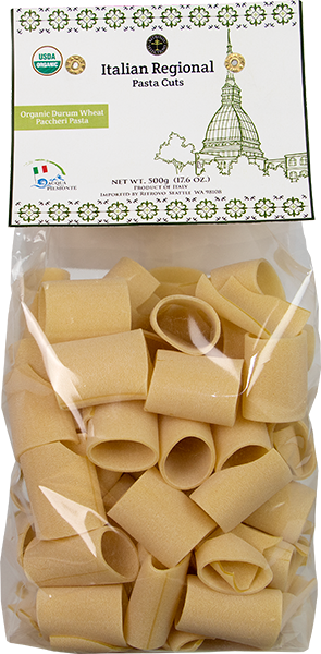 Allemandi Organic Paccheri Pasta, Durum Wheat