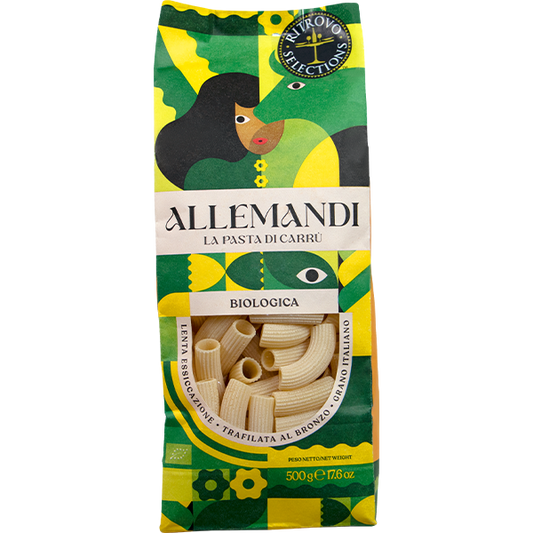 Allemandi Organic Rigatoni Pasta, Durum Wheat