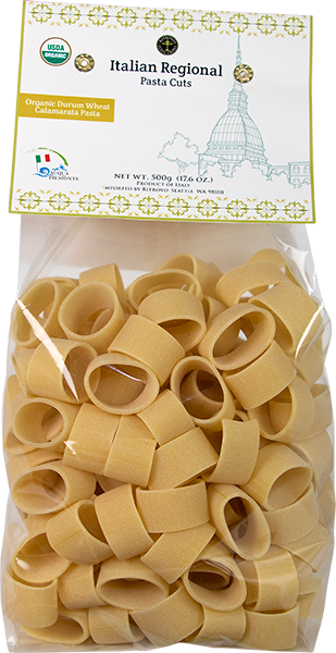 Allemandi Organic Calamarata Pasta, Durum Wheat