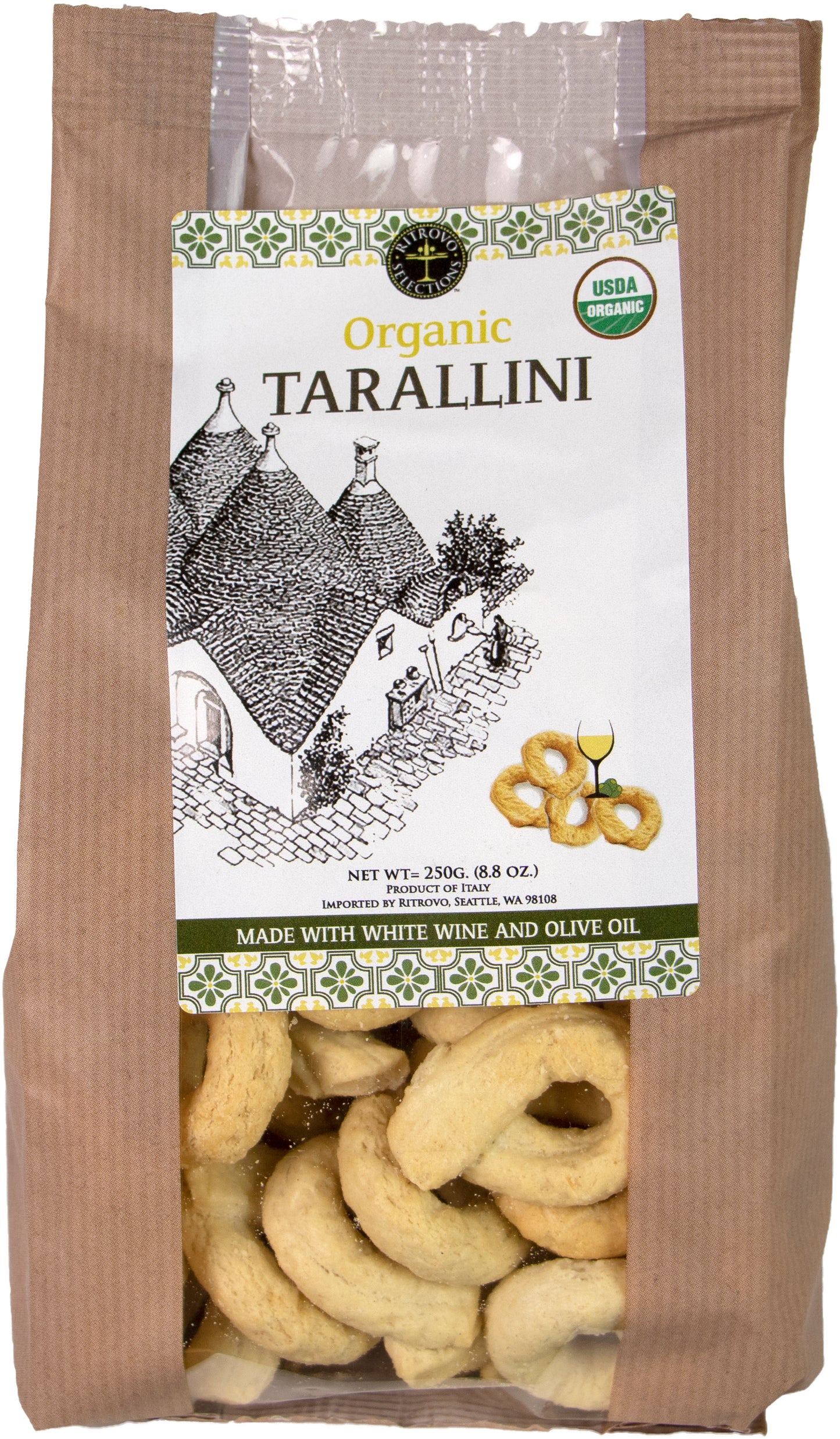 Farinella Organic Taralli with White Wine