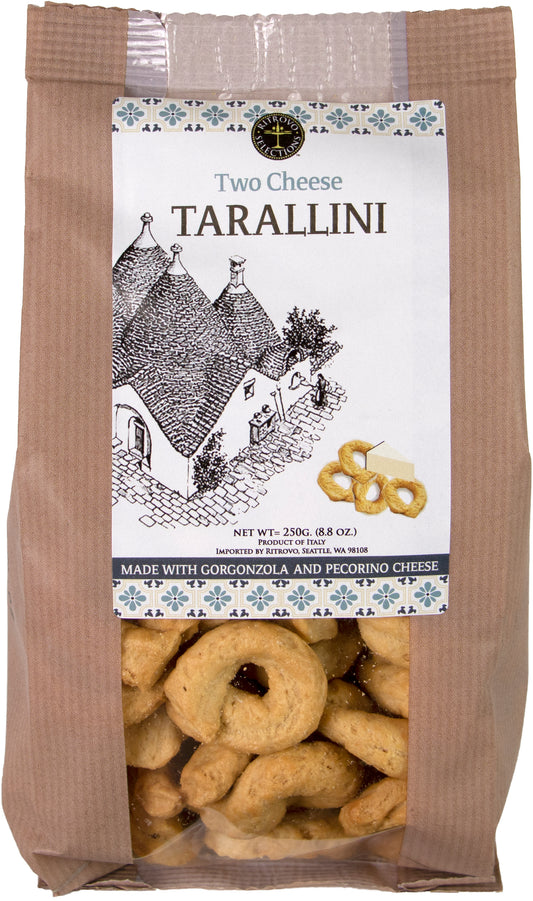 Farinella Two Cheese Taralli with Gorgonzola and Pecorino