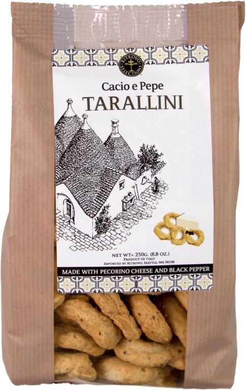 250g Farinella Cacio Pepe Taralli with Pecorino and Black Pepper - Ritrovo