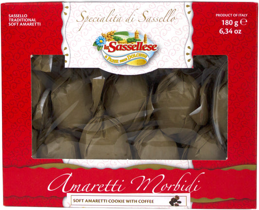 La Sassellese Soft Amaretti with Coffee