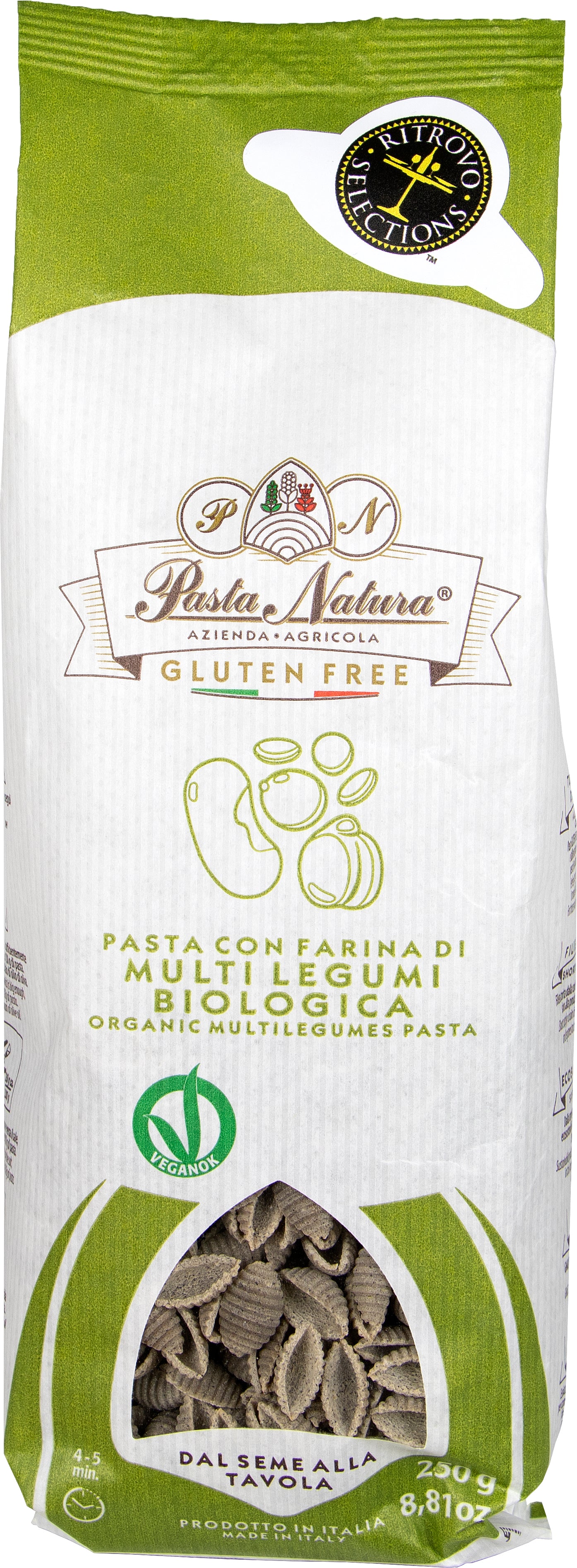 Pasta Natura Mixed Bean Flour Gnocco Sardo Pasta