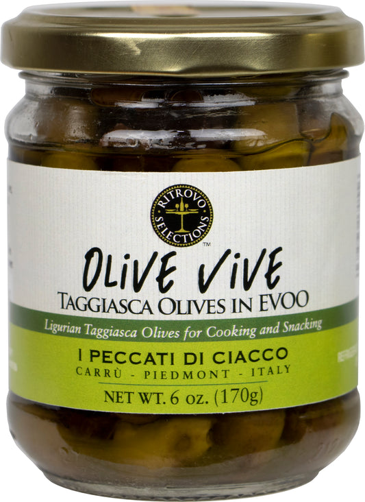 Ciacco Olive Vive, 100% Taggiasca Olives