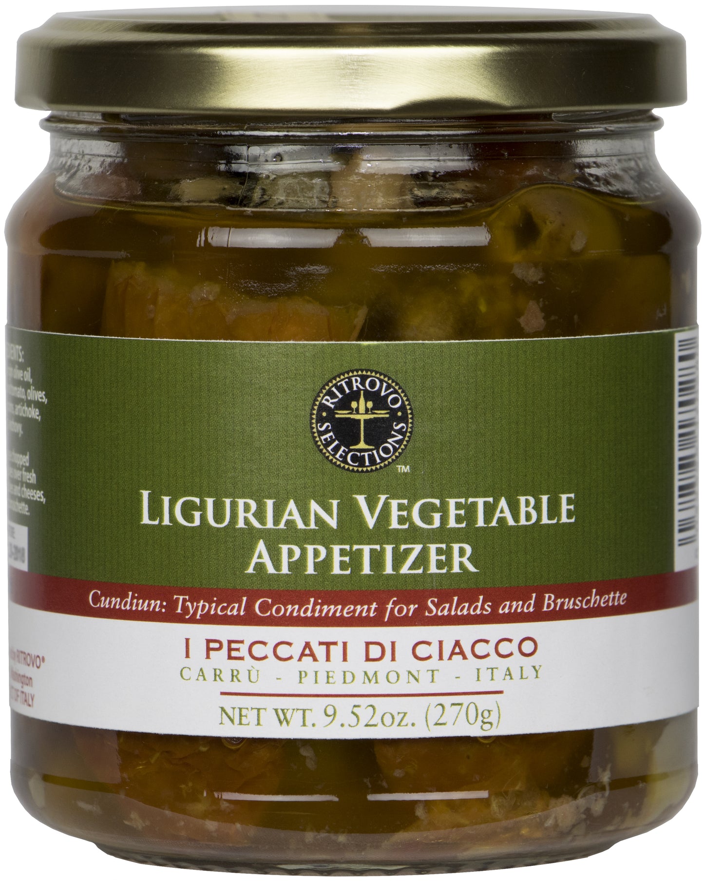 Ciacco Cundiun Ligurian Sun-Dried Tomato & Vegetable Condiment