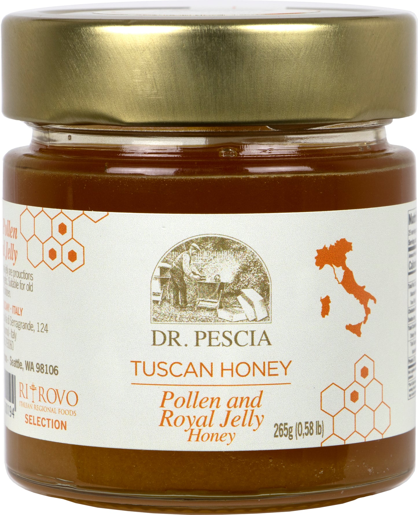 Dr. Pescia Wildflower Honey with Pollen & Royal Jelly