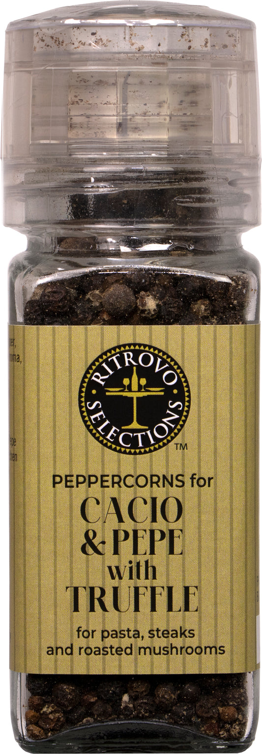 Fior di Maiella Peppercorn Peppercorns with Truffle, in grinder