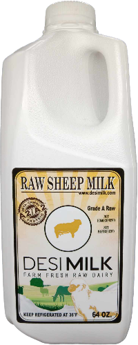 Half Gallon Sheep Milk  - Desi Milk