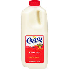 Half Gallon Whole Milk - Crystal Creamery