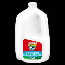 1 Gallon Organic Reduced Fat Milk  - Horizon