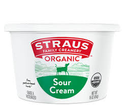 16oz Organic Sour Cream - Straus