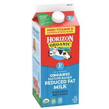 Half Gallon Organic Reduced Fat Milk  - Horizon