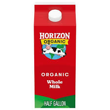 Half Gallon Organic Whole Milk  - Horizon